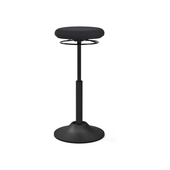 Zit-sta kruk Euroseats Mango zwart
