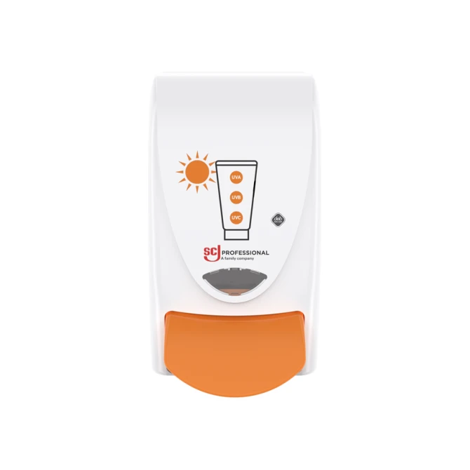 Zonnebranddispenser SCJ Proline Sun Protect 1liter wit