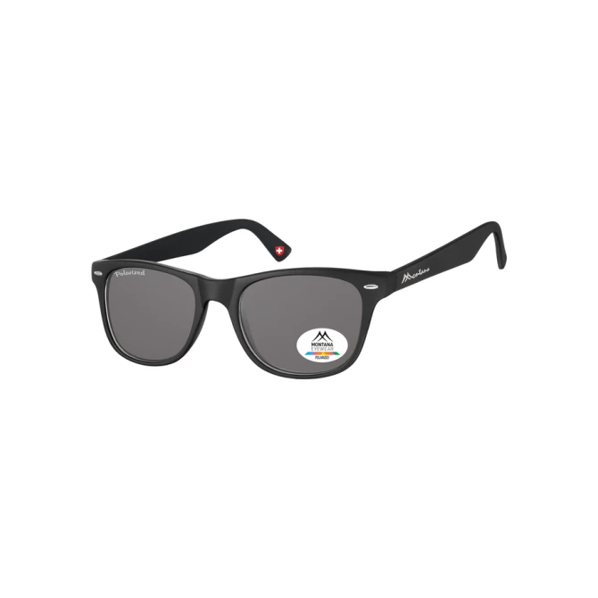Zonnebril Montana Havanna met smoke gepolariseerd glas zwart