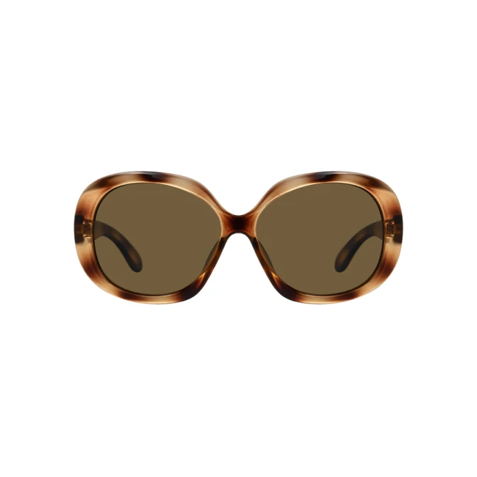 Zonnebril Montana met bruin gepolariseerd glas glans demi