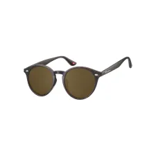 Zonnebril Montana met bruin rond glas turtle