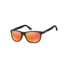 Zonnebril Montana met Revo rood glas mat zwart