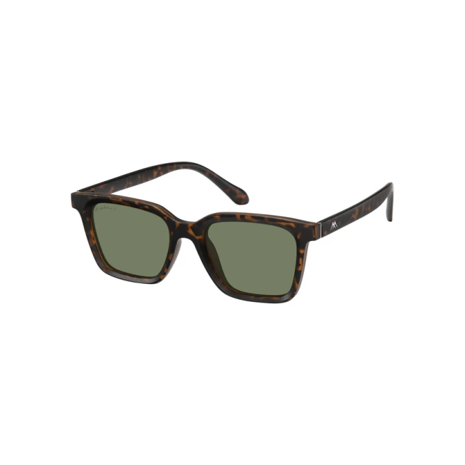 Zonnebril Montana  met smoke gepolariseerd glas mat turtle