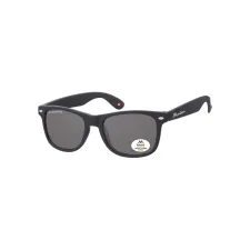 Zonnebril Montana met smoke gepolariseerd glas zwart