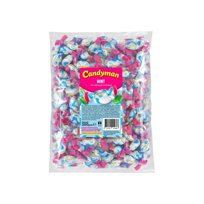 Zuurtje Candyman mintsmaak zak 1 kilogram