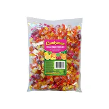 Zuurtjes Candyman frisse fruit zak 1 kilogram